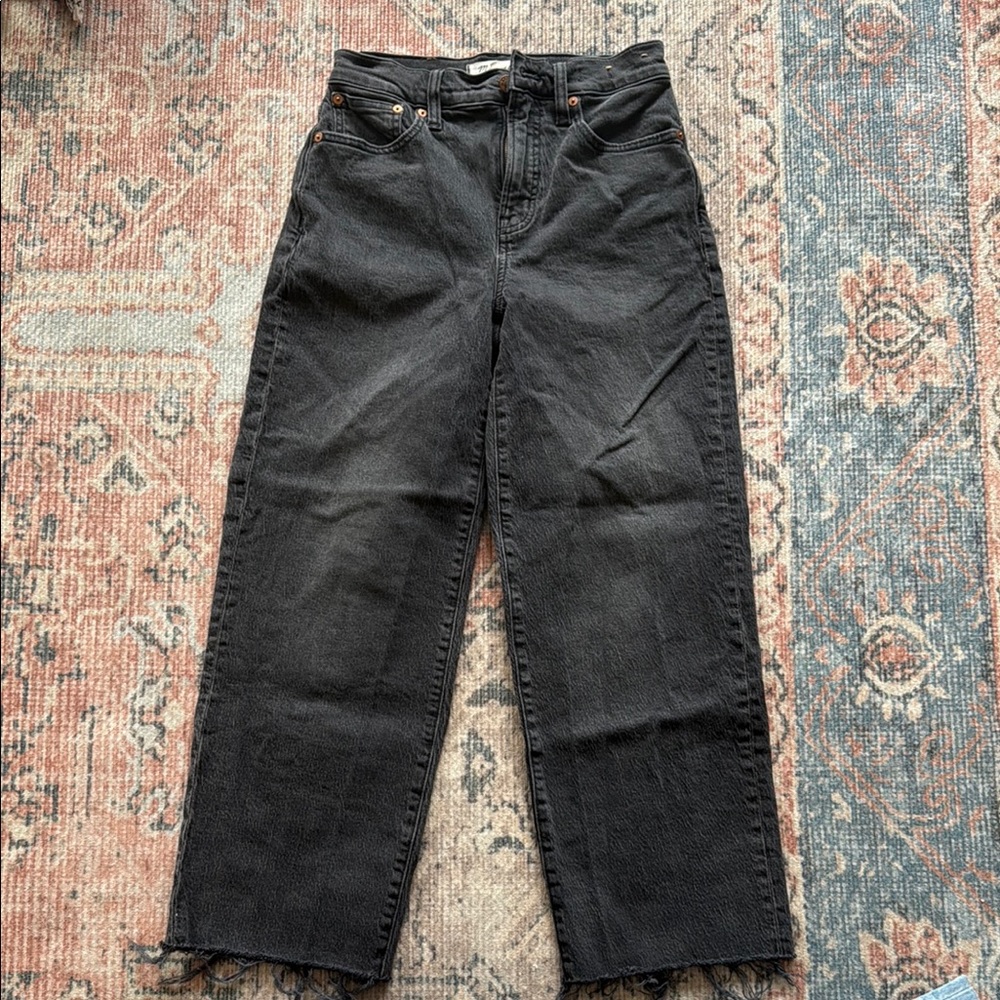 Madewell Black High-Waisted Jeans